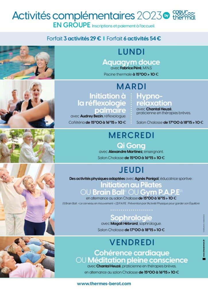 Activités complémentaires 2023